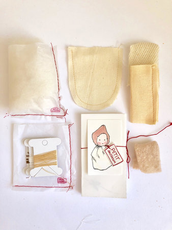 Materialenpakket 6 cm popje.